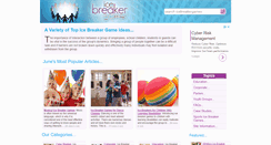 Desktop Screenshot of icebreakergames.co.uk