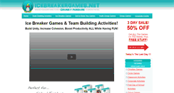 Desktop Screenshot of icebreakergames.net