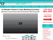 Tablet Screenshot of icebreakergames.net